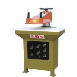 TW-516A/B/C Manual Leather Hand ClickerPress with Swing Arm Design, Suitable for Precise Cutting of Leather and Soft Materials in Small-Scale or Craft Production.