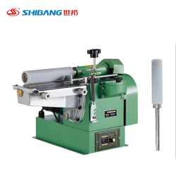 Shibang-160A Powerful Gluing Machine with High-Pressure Pump, Adjustable Work table, and Digital control Panel Designed for Precise and Efficient Industrial Adhesive Application in Woodworking and Packaging.