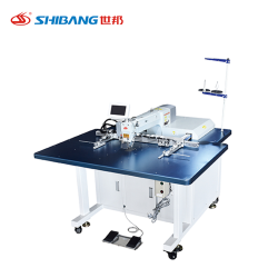 Shibang 6040S / 4030S Direct Drive Computer Automatic Pattern Sewing Machine – High-Efficiency Computerized Sewing Machine with direct Drive System for Accurate and Automated Pattern Stitching in Leather, Footwear, and Textile Industries.