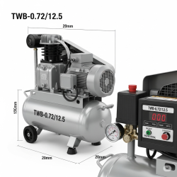 TWB-0.72/12.5 High-PressurAir Compressor Designed for Reliable Performance in Demanding Industrial Environments.
