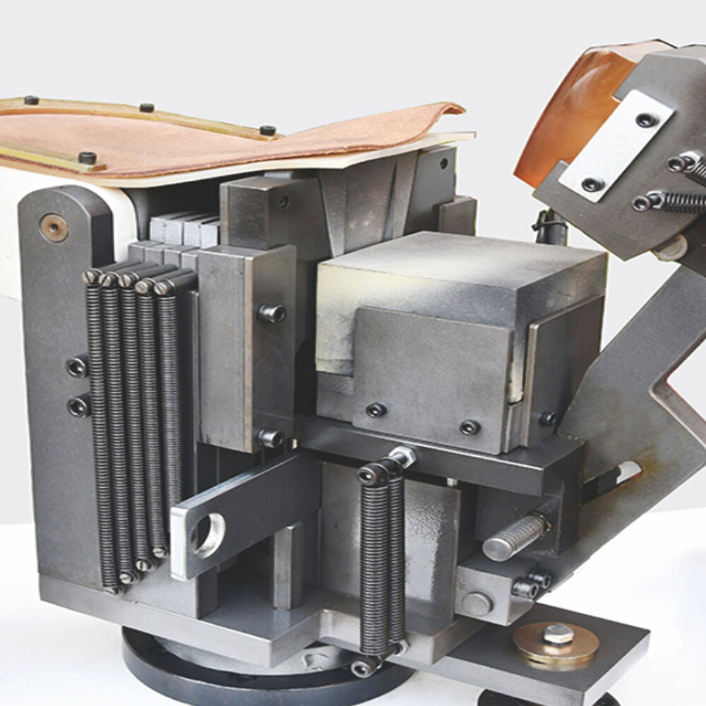 TH-715A automatic hydraulic sole attaching machine designed for efficient and consistent shoe sole bonding with general-purpose applications. TH-715A automatic hydraulic sole attaching machine designed for efficient and consistent shoe sole bonding with general-purpose applications.