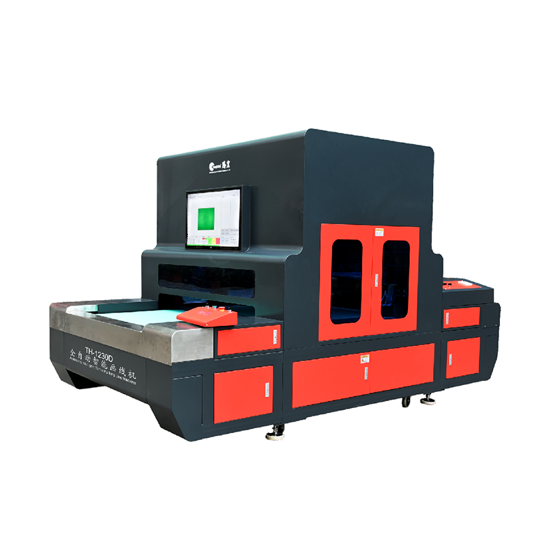 TH-1230D Automatic Intelligent Vamp Marking Line Machine | Ink ...