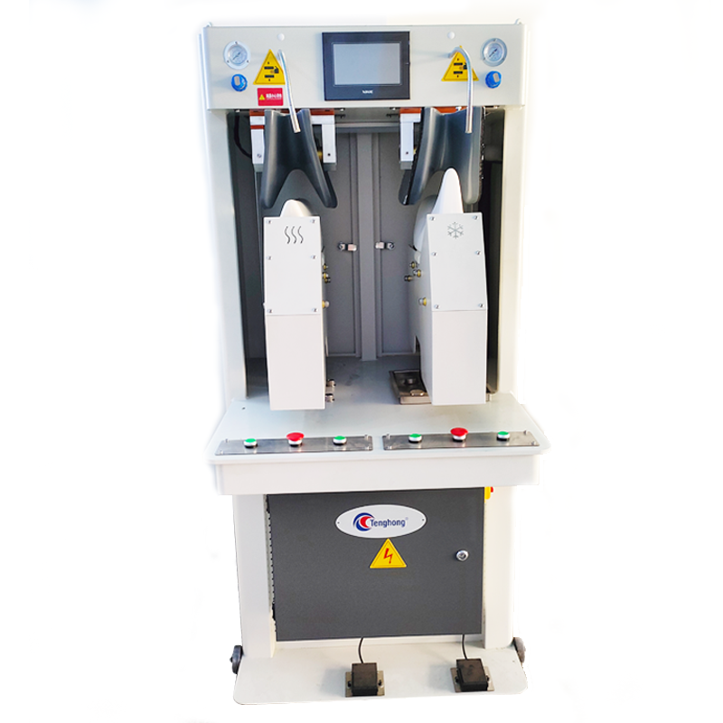 TH-7900 3D Shoes Vamp Hot and Cold Molding Machine for shaping and forming 3D shoe vamps with precision temperature control TH-7900 3D Shoes Vamp Hot and Cold Molding Machine for shaping and forming 3D shoe vamps with precision temperature control
