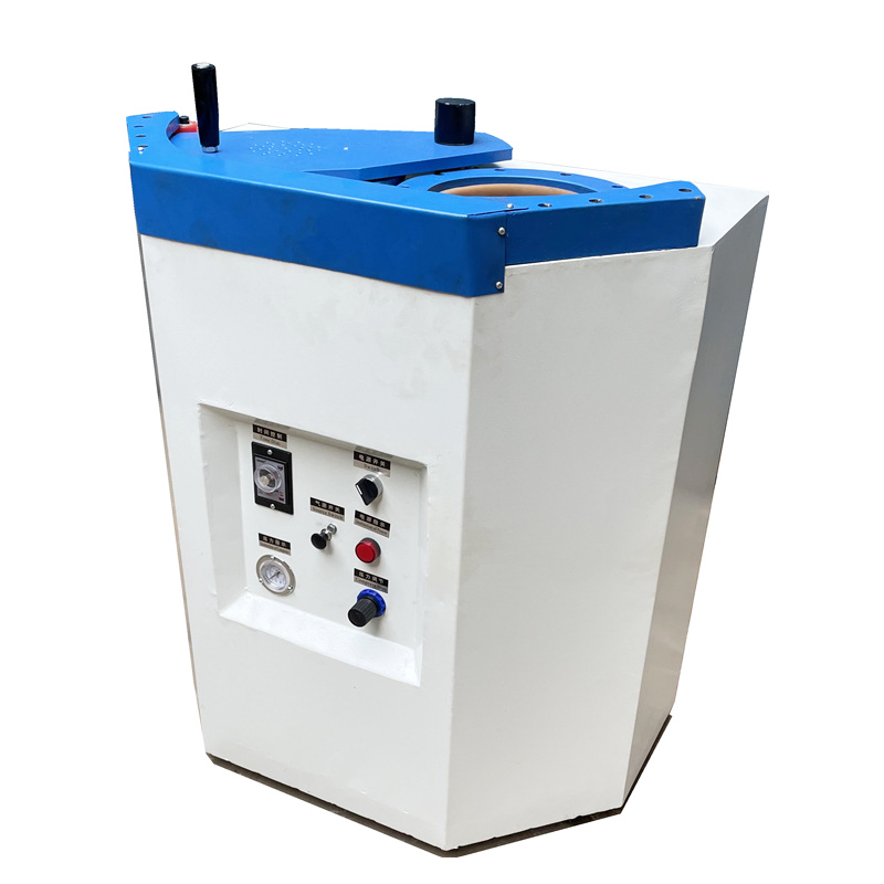 TH-306 airbag barrel type sole pressing machine featuring cylindrical press mechanism for uniform and secure shoe sole attachment. TH-306 airbag barrel type sole pressing machine featuring cylindrical press mechanism for uniform and secure shoe sole attachment.