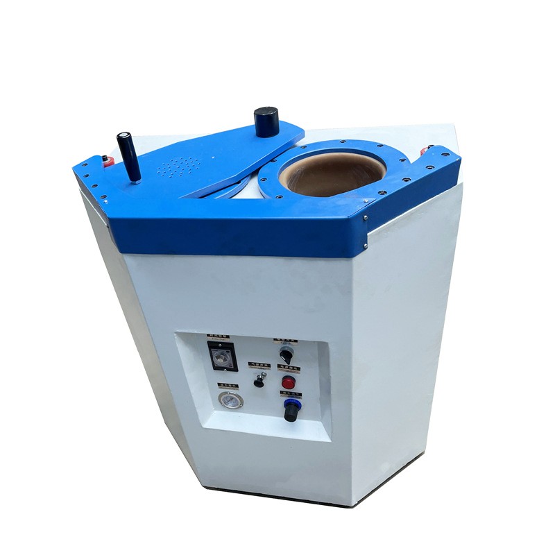 TH-306 airbag barrel type sole pressing machine featuring cylindrical press mechanism for uniform and secure shoe sole attachment. TH-306 airbag barrel type sole pressing machine featuring cylindrical press mechanism for uniform and secure shoe sole attachment.