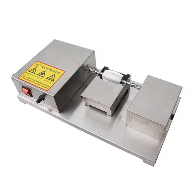 TH-141L Double Wheel Dyeing Machine designed for efficient and uniform dyeing of leather edges using dual rotating wheels for increased coverage and precision. TH-141L Double Wheel Dyeing Machine designed for efficient and uniform dyeing of leather edges using dual rotating wheels for increased coverage and precision.