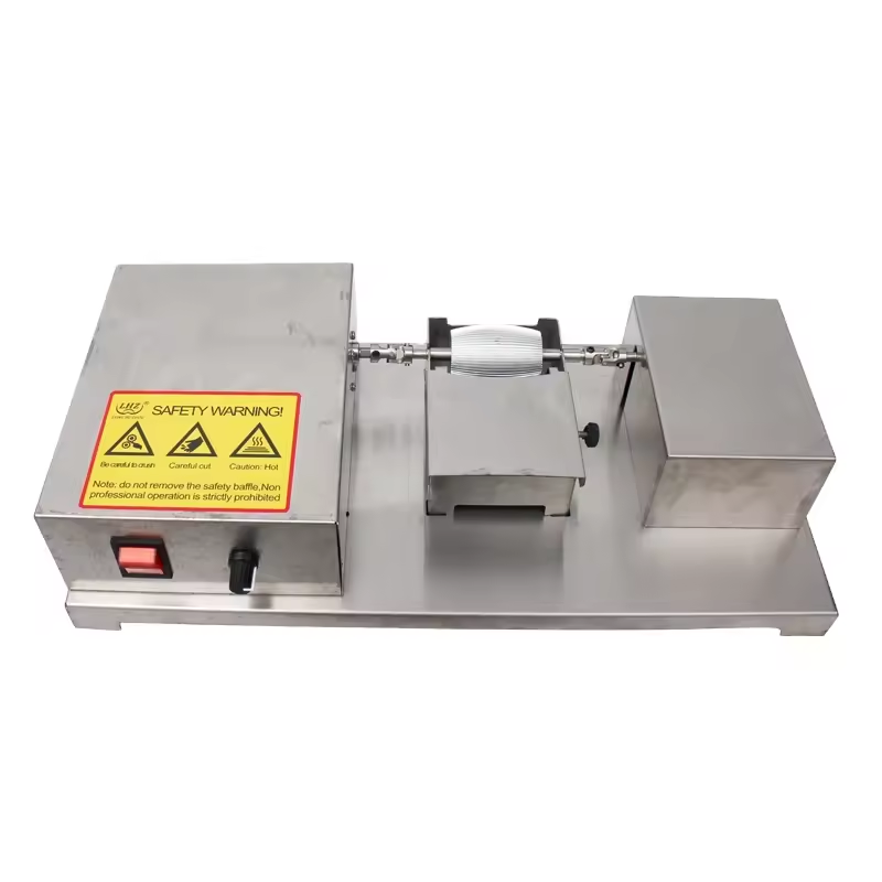 TH-141L Double Wheel Dyeing Machine designed for efficient and uniform dyeing of leather edges using dual rotating wheels for increased coverage and precision. TH-141L Double Wheel Dyeing Machine designed for efficient and uniform dyeing of leather edges using dual rotating wheels for increased coverage and precision.