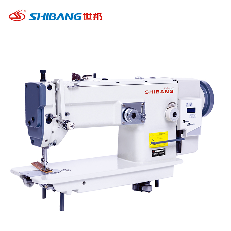 Shibang-1530D/1533D/1534D Direct Drive Herringbone Sewing Machine equipped with a direct drive motor, precision stitching controls, and specialized setup for producing consistent herringbone patterns on various fabric types Shibang-1530D/1533D/1534D Direct Drive Herringbone Sewing Machine equipped with a direct drive motor, precision stitching controls, and specialized setup for producing consistent herringbone patterns on various fabric types