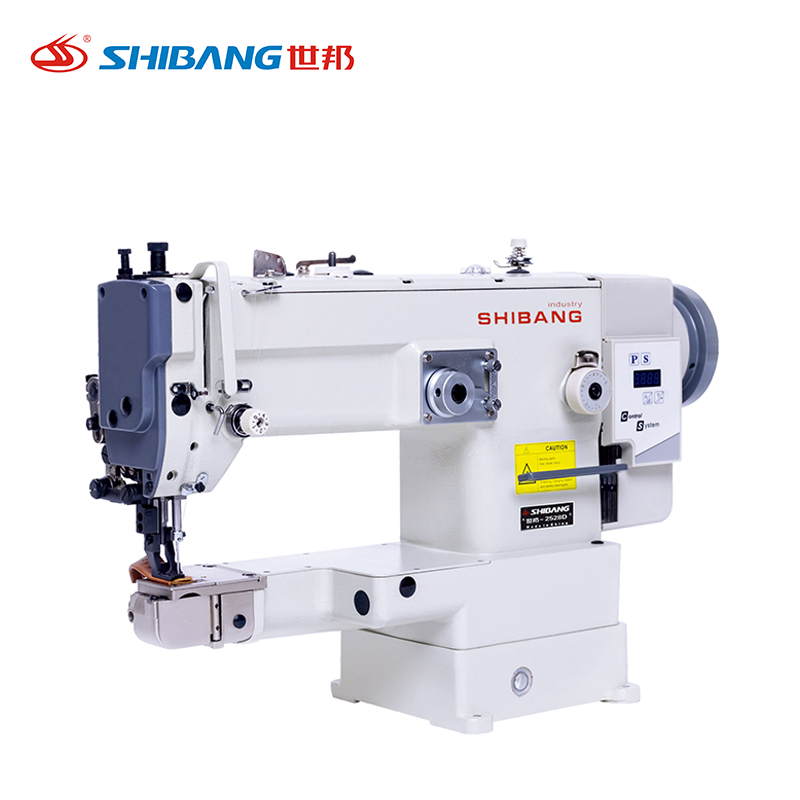 Shibang-2528D Direct Drive Horizontal Cylinder Synchronous Herringbone Stitching Machine Featuring a Horizontal Cylindrical Arm, Direct Drive Motor, and Synchronized Feed for Accurate Herringbone Stitching on Tubular and Curved Fabrics. Shibang-2528D Direct Drive Horizontal Cylinder Synchronous Herringbone Stitching Machine Featuring a Horizontal Cylindrical Arm, Direct Drive Motor, and Synchronized Feed for Accurate Herringbone Stitching on Tubular and Curved Fabrics.