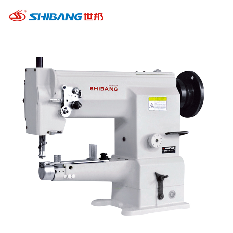 Shibang-2628 Cylinder-Type Industrial Sewing Machine with single needle, durable construction, designed for sewing cylindrical and hard-to-reach materials like leather and canvas. Shibang-2628 Cylinder-Type Industrial Sewing Machine with single needle, durable construction, designed for sewing cylindrical and hard-to-reach materials like leather and canvas.