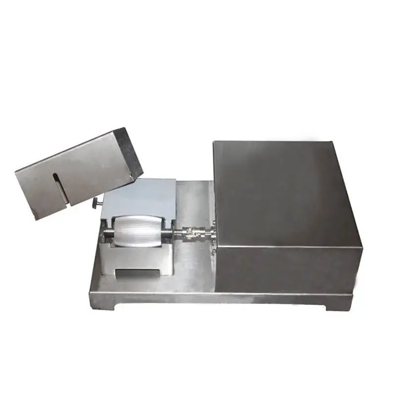 TH-628 Arc Single Wheel Dyeing Machine designed for precise dyeing of curved leather edges using a single rotating arc-shaped wheel. TH-628 Arc Single Wheel Dyeing Machine designed for precise dyeing of curved leather edges using a single rotating arc-shaped wheel.