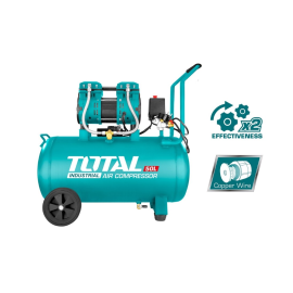 Taiway TW1030 air compressor with compact vertical tank and mounted motor, suitable for delivering consistent air pressure in workshop and light industrial settings.