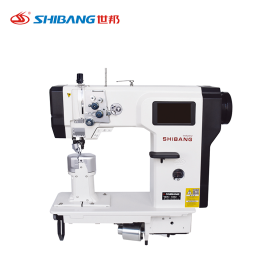 Shibang-1892 Double Needle fully Automatic Computer Roller Sewing Machine with Stepping Motor for Precise Footwear and Leather Stitching