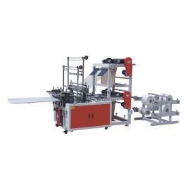TW-9.4 bag making press and cut machine featuring a flat cutting surface, hydraulic press system, and automated controls, designed for precise cutting and forming of bags in industrial production.