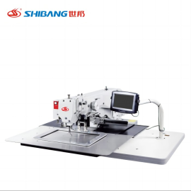 Shibang 3525C / 3020C Direct Drive Computerized Pattern Sewing Machine – advanced sewing machine with direct drive motor for high-speed, precise automated pattern stitching in footwear, apparel, and leather production.