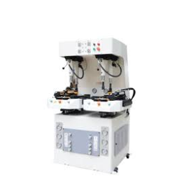 TW-687MB computerized full automatic cementing toe lasting machine with advanced robotic arms, precision cementing system, hydraulic toe pressing unit, and digital control panel for high-efficiency footwear manufacturing.