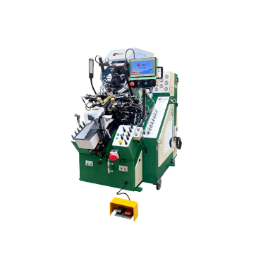 TH-777 Automatic Toe Lasting Machine with 9 Pincers and Computer Memory Control for High-Precision Toe Forming in Footwear Production.