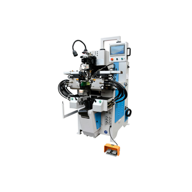 TH-668MA Computer-Controlled Automatic Servo Cementing Machine for Precise Side and Heel Seat Lasting in Shoe Manufacturing.