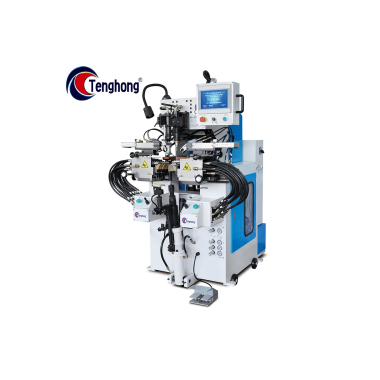 TH-658B Automatic Side and Heel Seat Lasting Machine Designed For Precise Shoe Lasting Without Cementing Process.