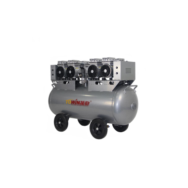 Taiway Air Compressor TWW-750 Featuring a Compact Design With a Horizontal Air Tank, Integrated Control Panel With Pressure Gauges, and Durable Motor, Ideal for Workshop and Light Industrial Use.