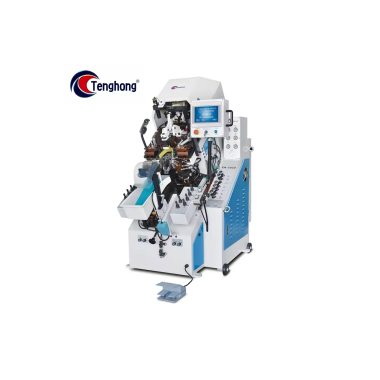 TH-747B Automatic Toe Lasting Machine with 7 Pincers and Computer Memory Control, Designed for Accurate and Efficient Toe Shaping in Footwear Production.