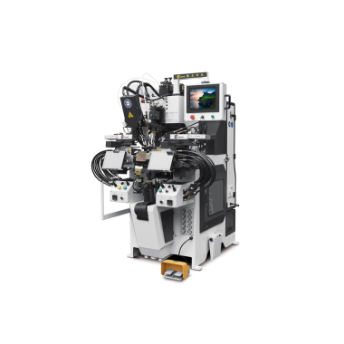 TH-688MAS Computer Memory Visual Locus Servo Control Machine for Accurate Side and Heel Seat Lasting in Footwear Production.