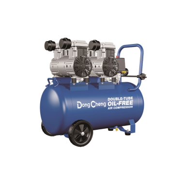 Taiway Air Compressor TWW-1500220 With Large Horizontal Air Tank, Control Panel Featuring Pressure Gauges, Powerful Motor Unit, and Durable Frame Designed for Heavy-Duty Industrial Air Compression
