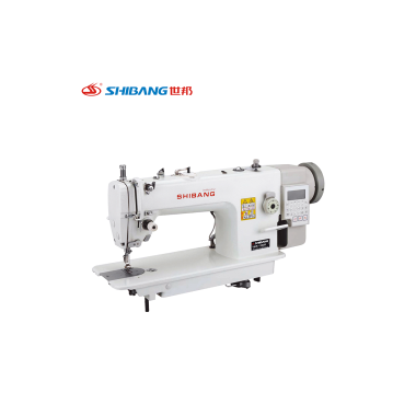 SB-202D Automatic Plain Machine Designed for Smooth and Consistent Straight Stitching, Featuring Automated Controls and High-Speed Operation for Garment and Textile Manufacturing.