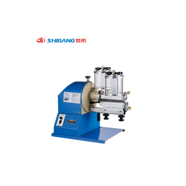 Shibang-150 Gangbao Special Double Head Automated Machine with Dual Precision Heads, Heavy-Duty Frame, and Touchscreen control Panel Designed for Synchronized Industrial Cutting, Stitching, and bonding Applications.