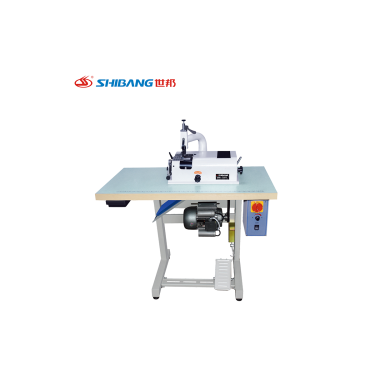 Shibang-1801 Skiving Machine with Exhauster – Specialized Machine for Precise Skiving of toe Puff and Counter Materials, Featuring Dust Extraction for Clean and Efficient Operation.
