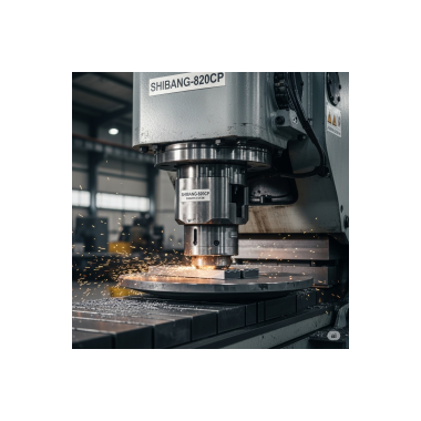 Shibang-820CP Hammer Flattening Machine Featuring a Vertical Hammer Mechanism, Sturdy Worktable, and Industrial-Grade Build for Flattening Leather, Fabric, and Composite Materials in High-Volume Vroduction Environments.