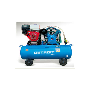 Taiwei Air Compressor TWB-0.36/8 Featuring a Horizontal Air Tank, Belt-Driven Motor System, Dual Pressure Gauges, and a Durable Frame, Designed for Medium-Duty Industrial Air Compression Applications
