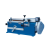 Raw rubber latex cementing machine designed for uniform application of latex adhesive on shoe components during the manufacturing process.