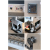 Latex glue resin spreader machine with lower side resin spreading mechanism for even application of adhesive on materials in footwear manufacturing.